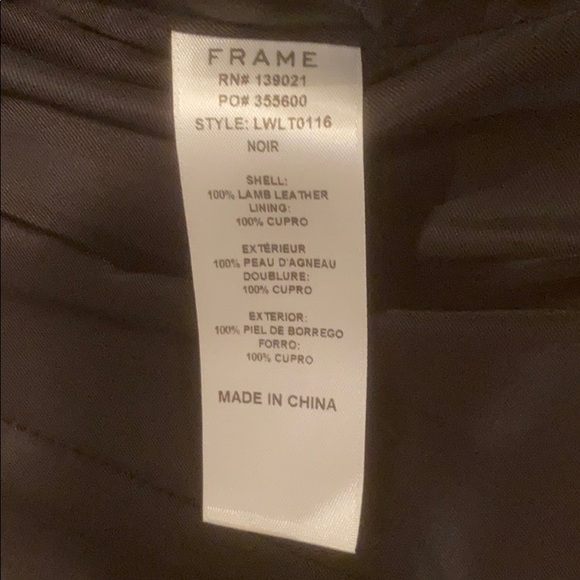 Frame Leather studded jacket - Picture 9 of 9